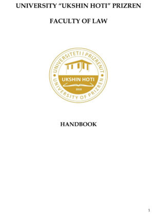 Handbook of study program-Faculty of Law-1